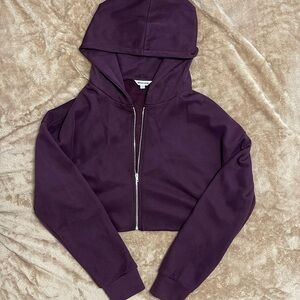 Cropped Zip Up Jacket